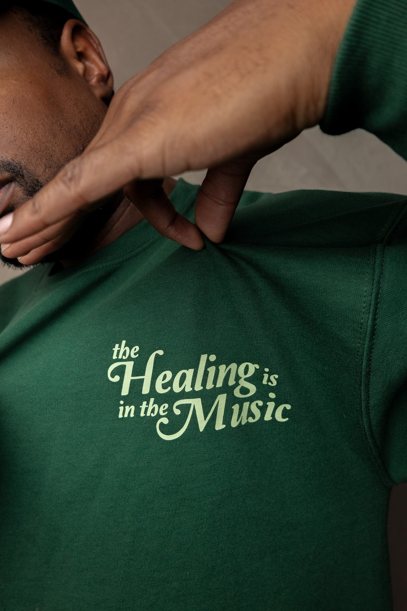 The Healing is in the Music Sweatshirt - Unisex